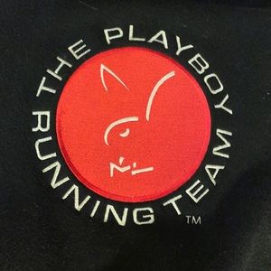 One of Eleven. Playboy, Playmate Running Team Letterman’s Jacket. Black on black